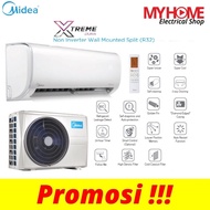 MIDEA MSGD-09CRN8 / MSGD-12CRN8 / MSGD-18CRN8 / MSGD-24CRN8 R32 Gas 1.0HP 1.5HP 2.0HP 2.5HP Xtreme Dura Air Conditioner AIR CONDITIONER