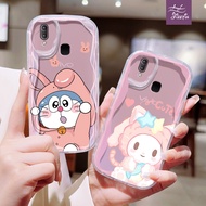 Doraemon Rabbit Ear Jumpsuit Odd Shape ph Case For vivo Y95 Y93/S Y91/I/C Y90 Y85 Y78 Y77 Y75 Y73 Y7
