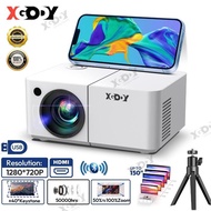 XGODY X2 Mini Proyektor 4K HD Smart Projector Android12 Bluetooth WiFi Portable