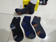 3pairs stokin. Tebal lelaki perempuan stokin sederhana tebal stokin pendek tebal