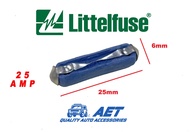 Littelfuse fuse Original GBC Style Ceramic Fuse 25 Amp Mercedes Benz BMW
