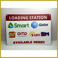 ✱ ◪ ✧ Loading Station Signage | Banners Sintra Board