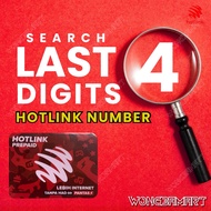 HOTLINK Prepaid Vip Number Choose Last 4 digit nice number prepaid Hotlink Sim Card Maxis Prepaid