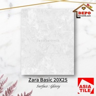 Asia Tile Zara Basic 20x25 Kw1 Keramik Dinding Kamar Mandi Marble