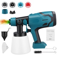 Cordless Paint Sprayer Compatible With Makita 18V B/A/T/T/E/R/Y Fence Paint Sprayer HVLP Spray G/U/N
