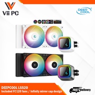 Deepcool LS520, 240mm AIO, 2 x FC120 ARGB Fan (LGA 1700 Ready)