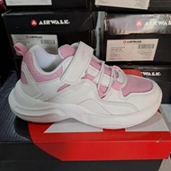[READY STOCK] [ORI] SEPATU SNEAKERS ANAK WANITA AIRWALK TAYLEE JR GIRLS WHITE PINK