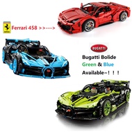 K Box 10211 #Bugatti Bolide Green 1:8, K Box-10211B #Bugatti Bolide Blue 1:8, K Box-10304 #Ferrari 4