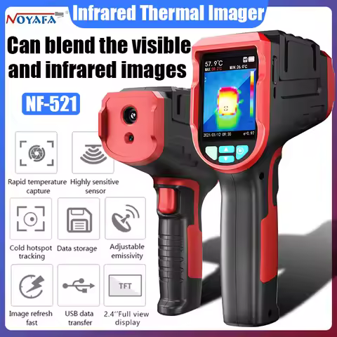 NOYAFA NF-521 Infrared Thermal Imager Floor Heating Detector -20~400°C Temperature Thermal Camera 3.