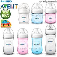 🔥HOT🔥 AVENT Natural Bottle 4 oz / 9 oz / 11 oz Clear / Blue / Pink / Decorated (Assorted Size 4oz 9o