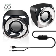Mini Computer Speakers Stereo USB Wired Powered for PC/Laptops/Smartphone Multimedia Speaker