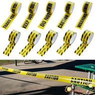 WISDOM Caution Signs Adhesive Tape, DO NOT ENTER 4.8CM*25M Warning Tape, Tool Black Character Yellow