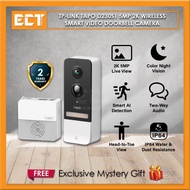 TP-Link Tapo D230S1 5MP 2K Wireless Smart Video Doorbell Camera with Color Night Vision and Smart AI