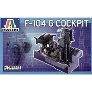 Italeri 2991 1/12 F-104 G Cockpit (Yellowish Decals)