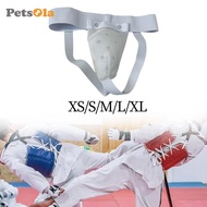 [PETSOLA] Taekwondo Groin Guard Professional Kickboxing Groin Protector Cup Protection
