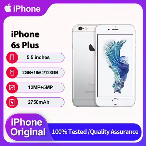 Original Apple iPhone 6s Plus 4G Fingerprint Unlocked Used IOS 9 5.5" 16/64/128GB ROM 2750mAh Cellph