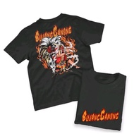 BUJANG GANONG FIRE PATTERN T-SHIRT