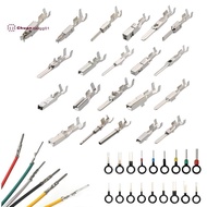 340Pcs 1/1.5/1.8/2.2/2.8/3.5mm Terminal Pins Wire Harness Pin Male Female Automotive Electrical Conn