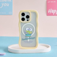 三麗鷗男團大眼蛙喝飲料雲朵波波MagSafe iPhone手機殼