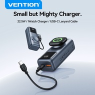 Vention Mini PowerBank 22.5W Fast Charging with Lanyard for Smartwatches/Phones/Type-C Devices