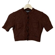 Dsquared2 SQUARE Bolero Jacket Size s Brown Women Short sleeves Direct from Japan Secondhand