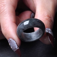 烏雞翡翠戒指戒圈 | 國際16圍 | 天然緬甸玉翡翠A貨 | 送禮