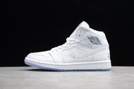 Air Jordan 88-86-96 - CI9100-100 - AIR JORDAN 1 MID UNITE TOTALE HITE-MIDNIGHT NAVY-METALLIC 波鞋 籃球鞋 