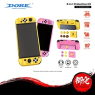 DOBE Nintendo Switch OLED Pink 8 In 1 Protective Case Kit - Kirby / Thunder Lightning Edition