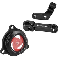 NICECNC Transparent Oil Filtrar Cover & Clutch Release Arm Clutch Cable Stopper Compatible with SUZU