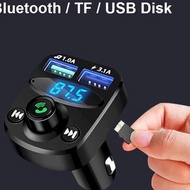 Fm Transmitter Bluetooth Modulator Car Charger Dual USB Port MP3 Player 5.0 TF Slot