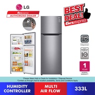 【FREE DELIVERY】LG Top Freezer Inverter Fridge (333L) GN-G372SLCB with Multi Air Flow Refrigerator