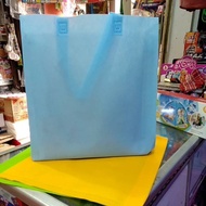 Uk 30x40x10 cm 12 Pcs Lusinan Tas Kain Spunbond Kantong Belanja Goodie bag Souvenir Snack Totebag