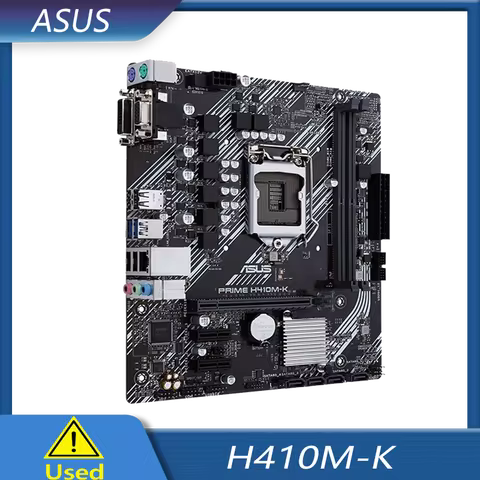 ASUS PRIME H410M-K INTEL H410 LGA 1200 MICRO ATX DVI VGA USB 3.2 GEN 1 TYPE-A 1 GB ETHERNET