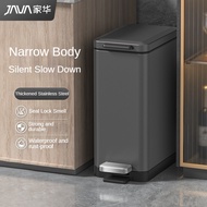 Java Stainless Steel pedal trash can, step bin/soft trash bin stainless steel pedal step dustbin