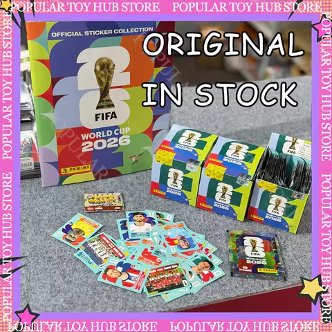 Original Panini 2026 World Cup Sticker Panini Album FIFA Official Football Cards 2026 Collection Bli