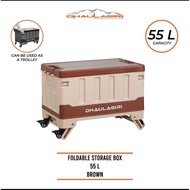 Dhaulagiri 55-liter Foldable Storage Box With Leg stand Multifunctional Camping Tool Box/