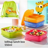 🔥In Stock🔥Tupperware lollitup lunch box 550ml - 1 Pcs / 4pcs Set