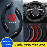 [Limited Time Offer] Nissan High-grade Suede Steering Wheel Cover Car Decorations Accessories for Ki