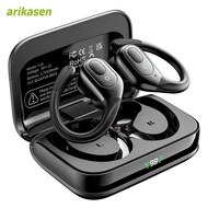 Bluetooth Headphones Wireless Earbuds 5.3 Sports Earbuds 75H Playtime IPX7 Waterproof LED Power Disp