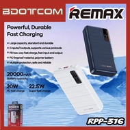 Remax RPP-316 Noah Series 20W PD + 22.5W QC 20000mAh Power Bank