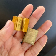 Al Qur’an stambul mini tinta emas box ukiran stambul kuno