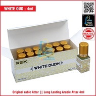 White Oud Asly 4ml By Rex Arabic Attar Roll On White Oudh Asly Wangi