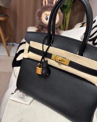 Hermes Birkin 30,STAMP B 黑金 100%Authentic, 100%new 全新 💎尖沙咀中港城門市