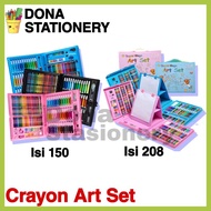 Crayon Art Set 150 Pcs | Crayon Art Set 208 Pcs | Crayon Crayon | Painting Tools