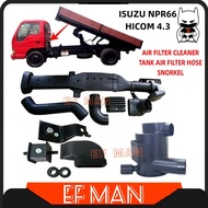 ISUZU NPR66 HICOM 4.3 AIR FILTER CLEANER TANK AIR FILTER HOSE SNORKEL A6466 AIR FILTER LORI LORRY PA