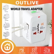 All In One Universal International Travel Adapter Charger World Plug USB Adapter AU,EU,UK,US,UA For Many Country