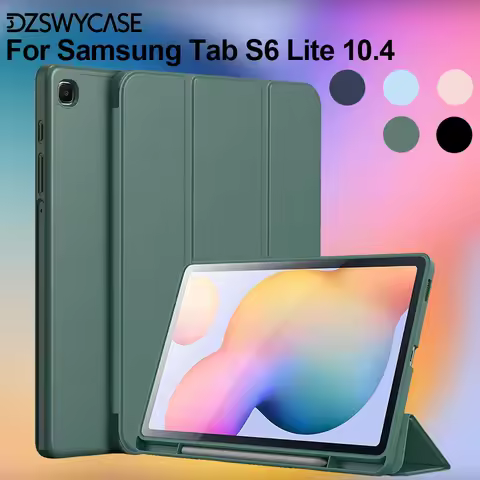 For Samsung Galaxy S6 Lite 10.4 inch Tablet with Pencil Holder (SM-P620N/P625N/P610N/ P613N/P615N/P6