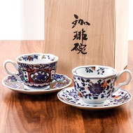 日本藍凜堂咖啡杯杯碟套裝日式陶瓷青花下午茶杯紅茶杯茶具禮盒裝