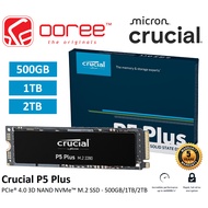 CRUCIAL P5 PLUS / P3 PLUS GAMING SSD M.2 NVME GEN 4.0 PCIE INTERNAL SOLID STATE DRIVE 3D NAND - 500G