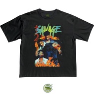 OVERSIZED T-SHIRT 21 SAVAGE RAPPER SAVAGE MODE